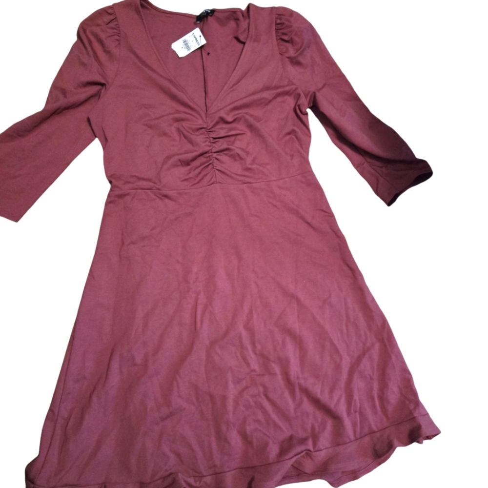 Women maxi dress rose color